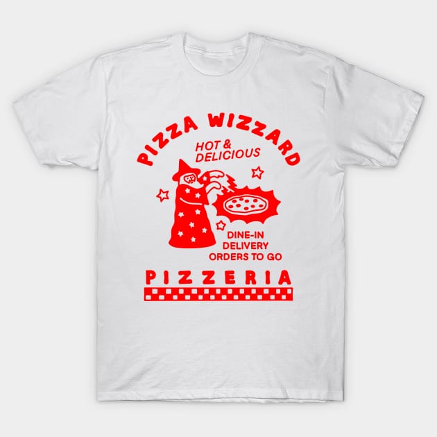 Pizza Wizzard Pizzeria T-Shirt by obinsun